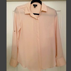 Soft pink button up! Perfect condition